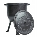 ОХОТНИЧЬЯ КАЮШКА ТВЕРДАЯ ЧУГУННАЯ ГОРШОК 4Л