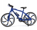 Model bicykla bicykel Cross owy goral 1:10 kov žltý Materiál kov plast