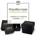 Kolczyk do nosa ze złota 14K z krzyżem 0,8/6