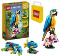 LEGO CREATOR 7+ 3в1 ЭКЗОТИЧЕСКИЙ ПОПУГАЙ, ЛЯГУШКА, РЫБКА