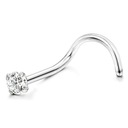 НОСРИЛА ТИТАН НОСТРИ СЕРЕБРЯНОЕ КОЛЬЦО В НОСЕ 0,8/7/2