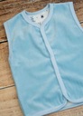 Velúrová detská vesta chlapec modrá 110 Druh Košeľa bez rukávov