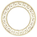 Деревянная рамка в греческом стиле, круговой декупаж.