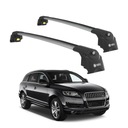 TURTLE MALETERO DE TECHO AIR-2 PARA AUDI Q7 4L 2006 - 2015 SREBRO 