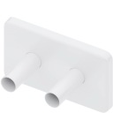 ДВОЙНАЯ БЕЛАЯ МАСКИРОВОЧНАЯ РОЗЕТКА ДЛЯ DUOPLEX