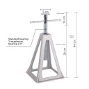 STABILISATEUR RV JACKS 4 PCS ALUMINIUM 11-17″ REMORQUE ROUTE CAMPING-CARphoto 12