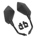 2PCS МОТОЦИКЛЕТНІ ЗЕРКАЛО ВНУТРІШНЄ WOKNO WEGLOWE 22 MM УНІВЕРСАЛЬНІ 2A  (17898941053) фото min 5