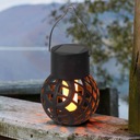 Солнечная лампа POCHODNIA шар подвесное украшение 6 светодиодов пламя огня P-206