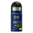 NIVEA MEN DEEP SPORT Antyperspirant męski w kulce z czarnym węglem 50ml