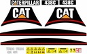 НАКЛЕЙКИ НА ЛАМИНИРОВАННЫЕ ПОГРУЗЧИКИ CAT 438C CATERPILLAR