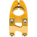 ВЕЛОСИПЕД RISER STEM 25.4X35MM РУЛЬ ZE СТОПА АЛЮМИНИЙ КРАТКИЙ LUNJE GOLDEN  фото 10