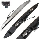 POIGNÉE MOULURE MICROCONTACT COUVERCLES DE COFFRE CHROME MINI R50 R52 R53photo 1