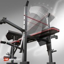Комплект для бодибилдинга весом 38 кг со скамьей для тренировок.