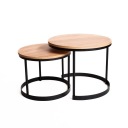 2в1 ЖУРНАЛЬНЫЙ СТОЛИК LOFT МЕТАЛЛ НАБОР GOLD DAB СВАРНЫЙ ДЛЯ ГОСТИНОЙ