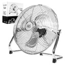 БОЛЬШОЙ МОЩНЫЙ НАПОЛЬНЫЙ ЦИРКУЛЯТОР, ВЕНТИЛЯТОР, ПРОМЫШЛЕННЫЙ ВЕНТИЛЯТОР, СТАЛЬ ХРОМ