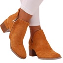 ЖЕНСКИЕ ЗАМШЕВЫЕ БОТИНКИ С ВЫРЕЗОМ