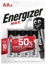 4x батарея MAX ENERGIZER AA R6 1,5 В