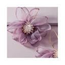 ECARLA visiace náušnice s kryštálikmi tylové fialové kvety K1675FIO Typ spony Anglický