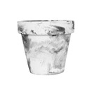 ЦВЕТОЧНЫЙ ГОРШОК С КРЫШКОЙ РИБРЕТТА - архитектурный бетон