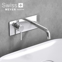 Podomietková umývadlová batéria SWISS MEYER strieborná WH-414-C Stav balenia originálne