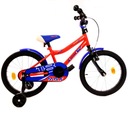CZERWONY ROWER DZIECIĘCY 18 CALI BOCZNE KÓŁKA ROWEREK DLA CHŁOPCA 5-8 LAT