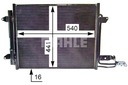 MAHLE CONDENSADOR DE ACONDICIONADOR VW CADDY 3 CADDY 3 MINIVAN CADDY 