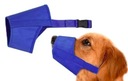 Kaganiec materiałowy dla psa S niebieski (3)
