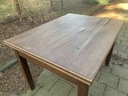 Przedwojenny drewniany stół - do renowacji - Szerokość produktu 230 cm