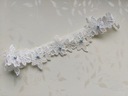 Нежная кружевная свадебная подвязка из гипюра, размер S.