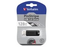 Флеш-накопитель Verbatim PinStripe USB 3.0 емкостью 128 ГБ