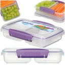 SISTEMA LUNCHBOX КОНТЕЙНЕР BENTO BOX 350 мл С ОТДЕЛЕНИЯМИ ДЛЯ ПОЛУЧЕНИЯ