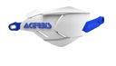 Поручни Acerbis X — заводские с алюминиевым сердечником, бело-синие защитные ограждения