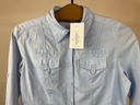 Dámska košeľa modrá, DKNY jeans, 100%Cotton Výstrih golier