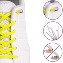Шнурки эластичные без завязок для обуви, металлические неоновые застежки.