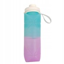 Силиконовая складная дорожная бутылка для воды емкостью 600 мл