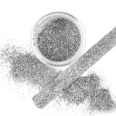 Пудра для ногтей с эффектом глазури, серебро 2,5