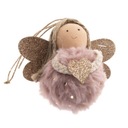 Кулон Pink Angel с сердцем 9x8x4 см.