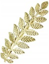 Золотая заколка с лавровым листом, пучок, элегантное женское украшение.