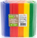 Многоразовые пластиковые трубочки, тюбики, разноцветные, разноцветные, 200 шт.