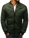 MĘSKA PRZEJŚCIOWA KURTKA PIKOWANA BOMBER JACKET ZIELONA tx2216 - XL