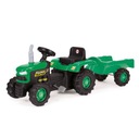 Detský traktor Dolu čierny, zelený