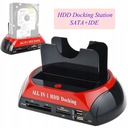 Док-станция для жесткого диска IDE SATA с двумя USB-клонами и жестким диском D