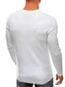 Pánsky sveter biely V5 EM-SWBS-0100 M Druh bez kapucne prevlečené cez hlavu