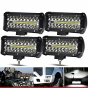 4X ФАРА РОБОЧА ПАНЕЛЬ LED (СВІТЛОДІОД) 400W ГАЛОГЕН 12V 24V  (17472829046) фото min 12