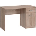 СОФИЯ 1D КОМПЬЮТЕРНЫЙ СТОЛ С ЯЩИКОМ 120 X 80 X 55 СМ КОВРИК ДУБ СОНОМА