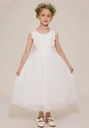 Biała sukienka dla dziewczynki 3 lata Bella Danna Odcień śmietanka (ivory)