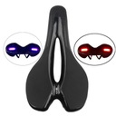 Велосипедное седло с задним фонарем, мягкое.