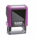 TRODAT PRINTY STAMP 4910 РОЗОВЫЙ + ДИЗАЙН ЛАСТИКА