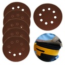 ШЛИФОВАЛЬНЫЙ ДИСК, бумага на липучке, для вибрационной шлифовальной машины, 125 мм гр 150, 5 шт.