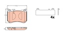 PADS HAM. DB P. W222- C217 13- 